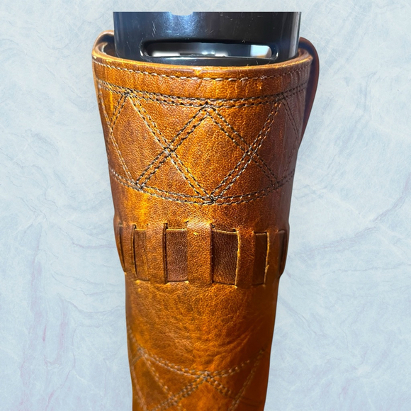 Boulet Vagabond 8674 Cowboy Boots Men’s 7D/Women’s 9 Hillbilly Golden Distress - Picture 7 of 16